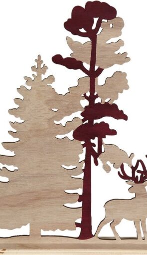 Ξύλινο Επιτραπέζιο Χριστουγεννιάτικο Δέντρο 22 x 33cm