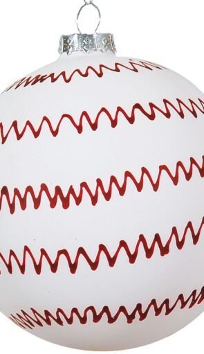 Κόκκινη Γυάλινη Χριστουγεννιάτικη Μπάλα 8cm