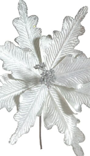 Χριστουγεννιάτικο Διακοσμητικό Λουλούδι 25cm