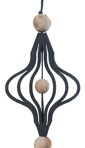 Ξύλινο Κρεμαστό Χριστουγεννιάτικο Στολίδι 7 x 15(h)cm