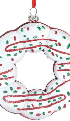 Κρεμαστό Ζαχαρωτό Χριστουγεννιάτικο Στολίδι 10 x 10 x 3(h)cm