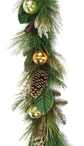 Στολισμένη Χριστουγεννιάτικη Γιρλάντα 180cm