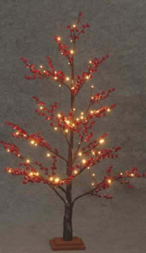 Led Φωτιζόμενο Χριστουγεννιάτικο Δέντρο Με 72Led Και Θερμό Φωτισμό 120(h)cm