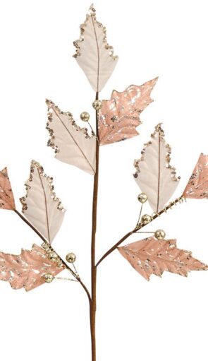 Ρόζ Χριστουγεννιάτικο Κλαδί 72cm