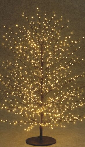 Led Φωτιζόμενο Χριστουγεννιάτικο Δέντρο Με 2000Led Και Θερμό Φωτισμό 180(h)cm