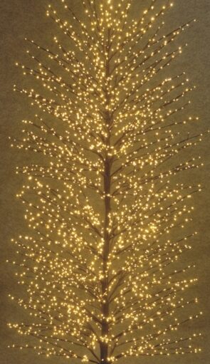 Led Φωτιζόμενο Χριστουγεννιάτικο Δέντρο Με 2700Led Και Θερμό Φωτισμό 210(h)cm