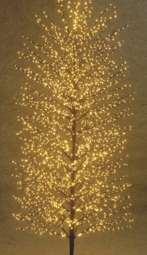 Led Φωτιζόμενο Χριστουγεννιάτικο Δέντρο Με 3300Led Και Θερμό Φωτισμό 300(h)cm