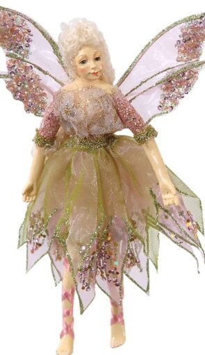 Ρόζ Κρεμαστή Διακοσμητική Νεράιδα 15 x 22cm