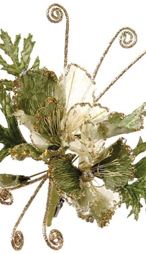 Πράσινο Χριστουγεννιάτικο Λουλούδι 20 x 25cm