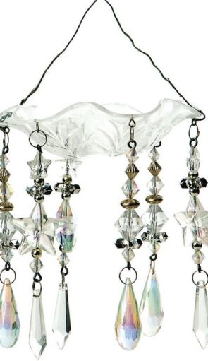 Γυάλινο Κρεμαστό Χριστουγεννιάτικο Στολίδι 12cm