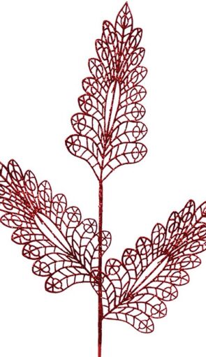 Χριστουγεννιάτικο Διακοσμητικό Κλαδί Φτέρα 89cm