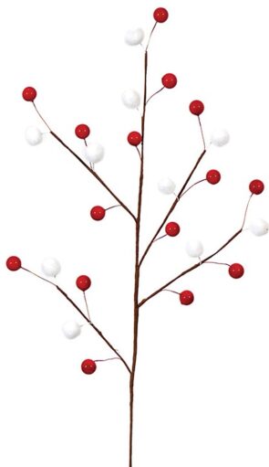 Χριστουγεννιάτικο Διακοσμητικό Κλαδί Γκί 66cm