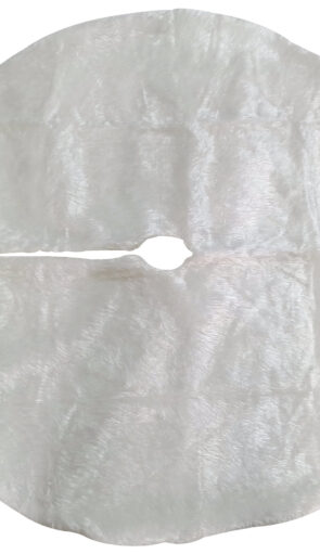 Λευκή Χριστουγεννιάτικη Διακοσμητική Ποδιά 120cm