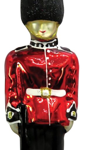 Γυάλινο Κρεμαστό Χριστουγεννιάτικο Στολίδι Καρυοθράυστης 4 x 2 x 13cm