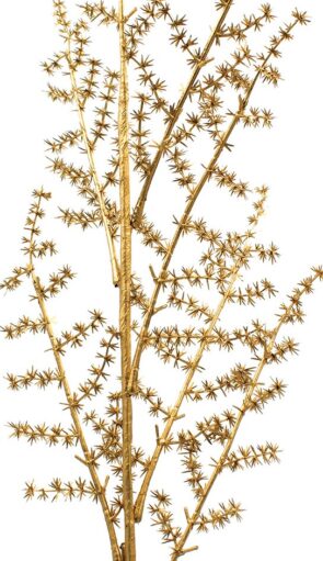 Χρυσό Χριστουγεννιάτικο Διακοσμητικό Κλαδί 78(Η)cm