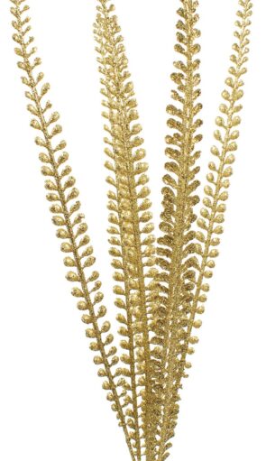 Χρυσό Χριστουγεννιάτικο Διακοσμητικό Κλαδί 88(Η)cm