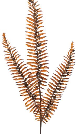 Καφέ Χριστουγεννιάτικο Διακοσμητικό Κλαδί 90cm