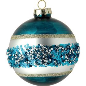 Μπλέ Χριστουγεννιάτικες Μπάλες