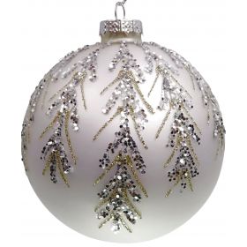 Ασημί Χριστουγεννιάτικες Μπάλες