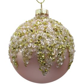 Μώβ - Ρόζ Χριστουγεννιάτικες Μπάλες