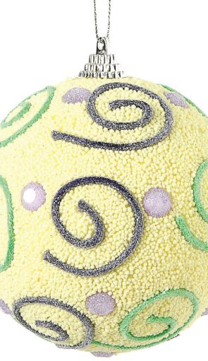 Πλαστική Χριστουγεννιάτικη Μπάλα 8cm