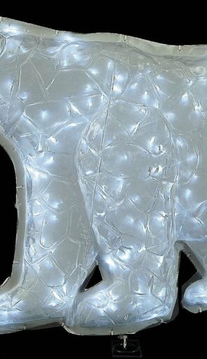 Pvc Φωτιζόμενη Αρκούδα ,60(Η) x 83cm