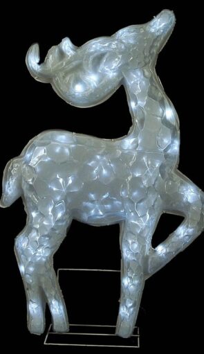 Led Pvc Φωτιζόμενο Ελάφι,90(Η) X 58cm