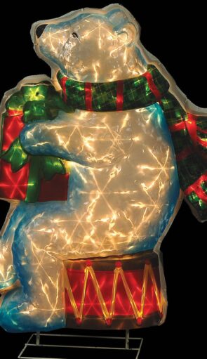 Φωτιζόμενη Αρκούδα PVC Με Θερμό Φωτισμό 78 CM