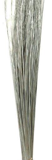 Χριστουγεννιάτικο Ασημί Στάχυ 135cm