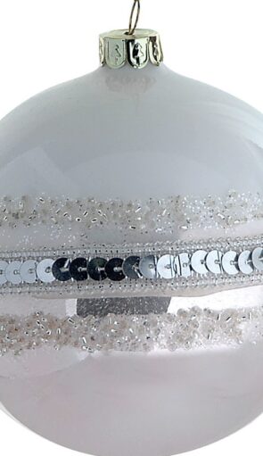 Γυάλινη Χριστουγεννιάτικη Μπάλα 8cm