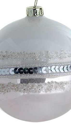 Γυάλινη Χριστουγεννιάτικη Μπάλα 10cm