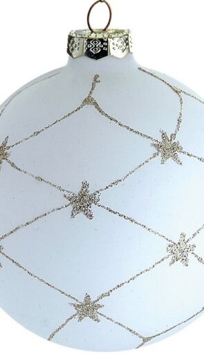 Γυάλινη Χριστουγεννιάτικη Μπάλα 10cm