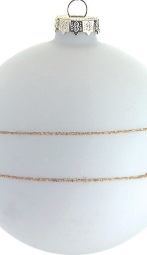 Γυάλινη Χριστουγεννιάτικη Μπάλα 8cm