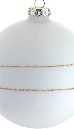 Γυάλινη Χριστουγεννιάτικη Μπάλα 10cm