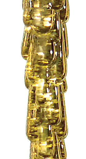 Χρυσή Πλαστική Χριτουγεννιάτικη Μπάλα Με Φώς Μπαταρίας 4 x 47(h)cm