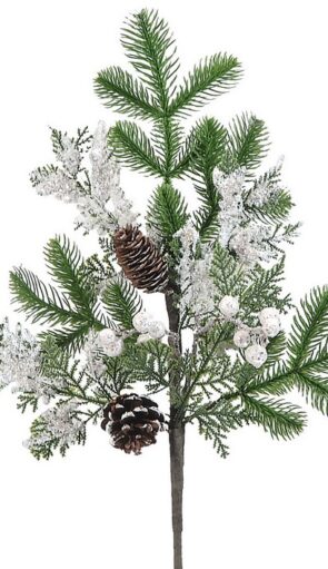 Χιονισμένο Διακοσμητικο Κλαδί 30 x 65(h)cm