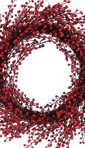 Χριστουγεννιάτικο Στεφάνι Γκί 50cm