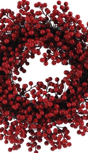 Χριστουγεννιάτικο Στεφάνι Γκί 40cm