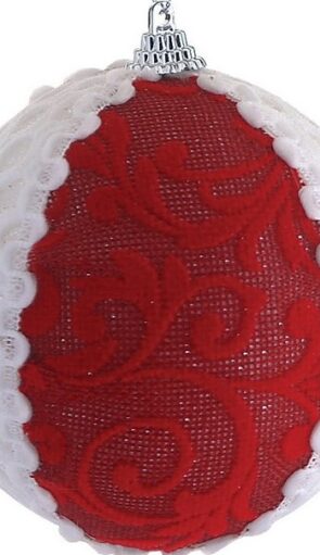 Πλαστική Χριστουγεννιάτικη Μπάλα 10cm