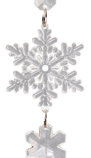 Κρεμαστό Ακρυλικό Χριστουγεννιάτικο Στολίδι 5 x 15(h)cm