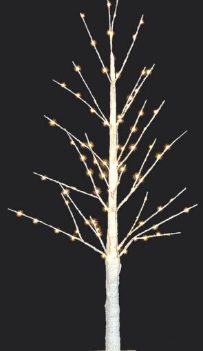 Led Φωτιζόμενο Χριστουγεννιάτικο Δέντρο Με 120Led Και Θερμό Φωτισμό 120(h)cm