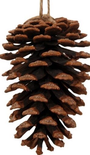 Κρεμαστό Χριστουγεννιάτικο Κουκουνάρι 8 x 11cm