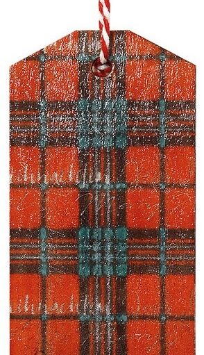 Ξύλινο Κρεμαστό Χριστουγεννιάτικο Στολίδι 4 x 5(h)cm