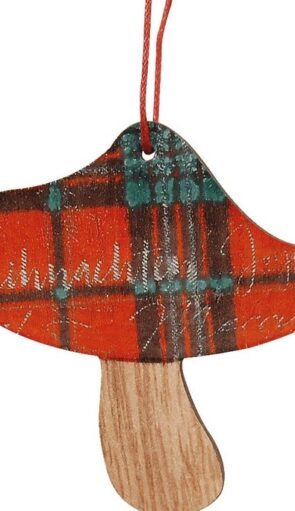 Ξύλινο Κρεμαστό Χριστουγεννιάτικο Στολίδι 7 x 7(h)cm