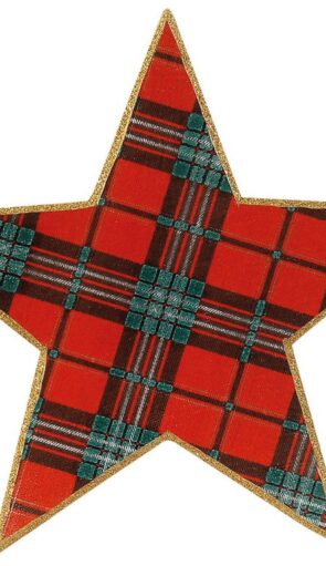 Επιτραπέζιο Χριστουγεννιάτικο Διακοσμητικό Αστέρι 2,5 x 16 x 16(h)cm