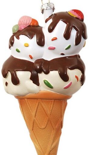 Κρεμαστό Ζαχαρωτό Χριστουγεννιάτικο Στολίδι  5 x 7 x 15(h)cm