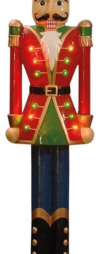 Διακοσμητικός Καρυοθραύστης Με Led Φωτάκια 23 x 18 x 90(h)cm