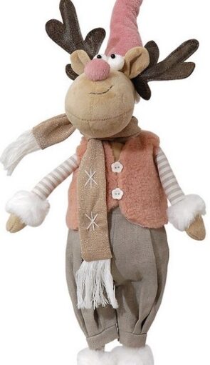 Λούτρινο Χριστουγεννιάτικο Διακοσμητικό 18 x 12 x 50(h)cm