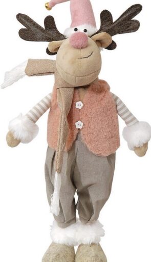 Λούτρινο Χριστουγεννιάτικο Διακοσμητικό 14 x 10 x 40(h)cm