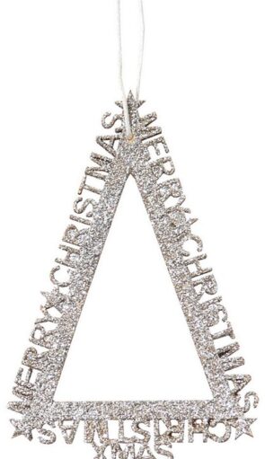 Ξύλινο Κρεμαστό Χριστουγεννιάτικο Στολίδι 8 x 12(h)cm